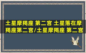 土星摩羯座 第二宫 土星落在摩羯座第二宫/土星摩羯座 第二宫 土星落在摩羯座第二宫-我的网站